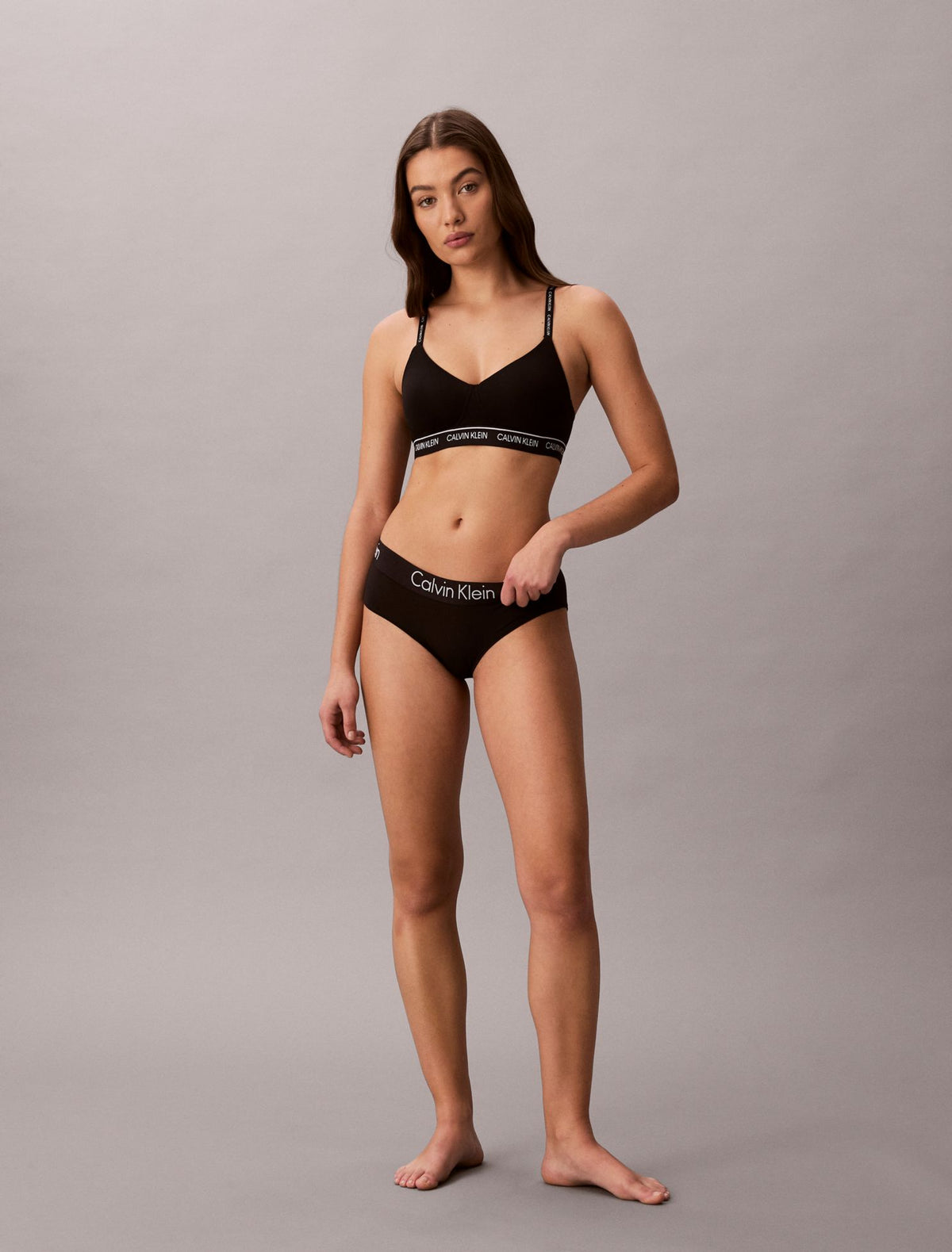 Archive Logo Lightly Lined Wirefree Bralette - Calvin Klein Underwear