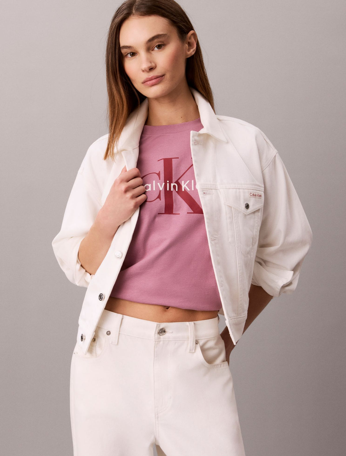 Monologo Crewneck Tee - Calvin Klein Women