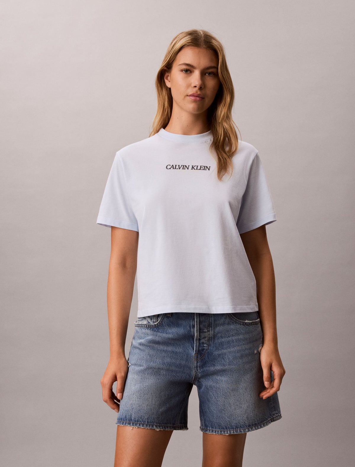 Calvin Klein Logo Graphic Boxy Tee - Calvin Klein Women