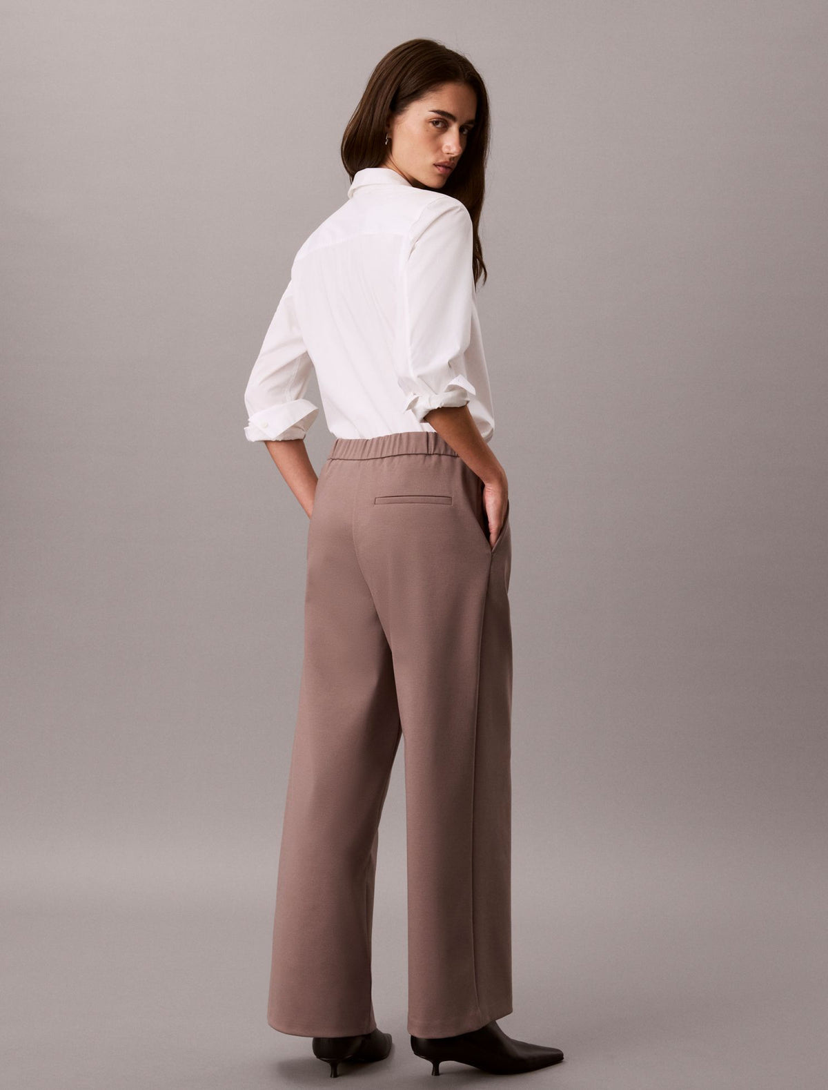 Ponte Wide Leg Pants - Calvin Klein Women