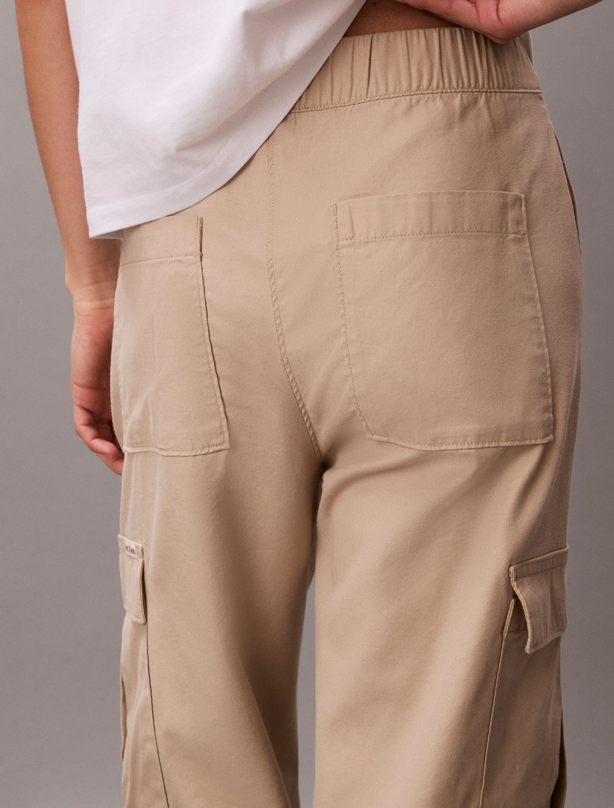 Soft Twill Cargo Pants - Calvin Klein Women