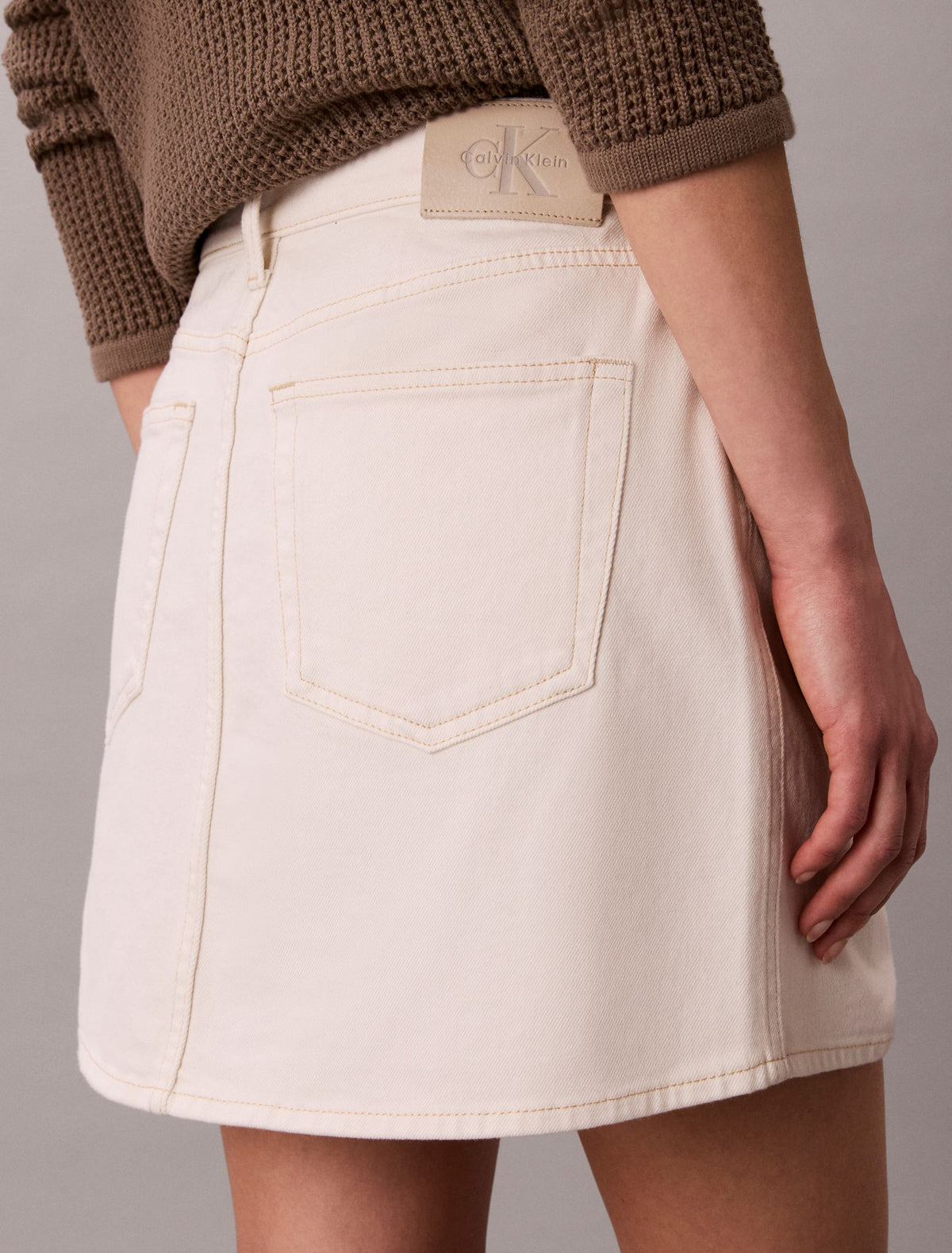 90s Mini Skirt - Calvin Klein Women
