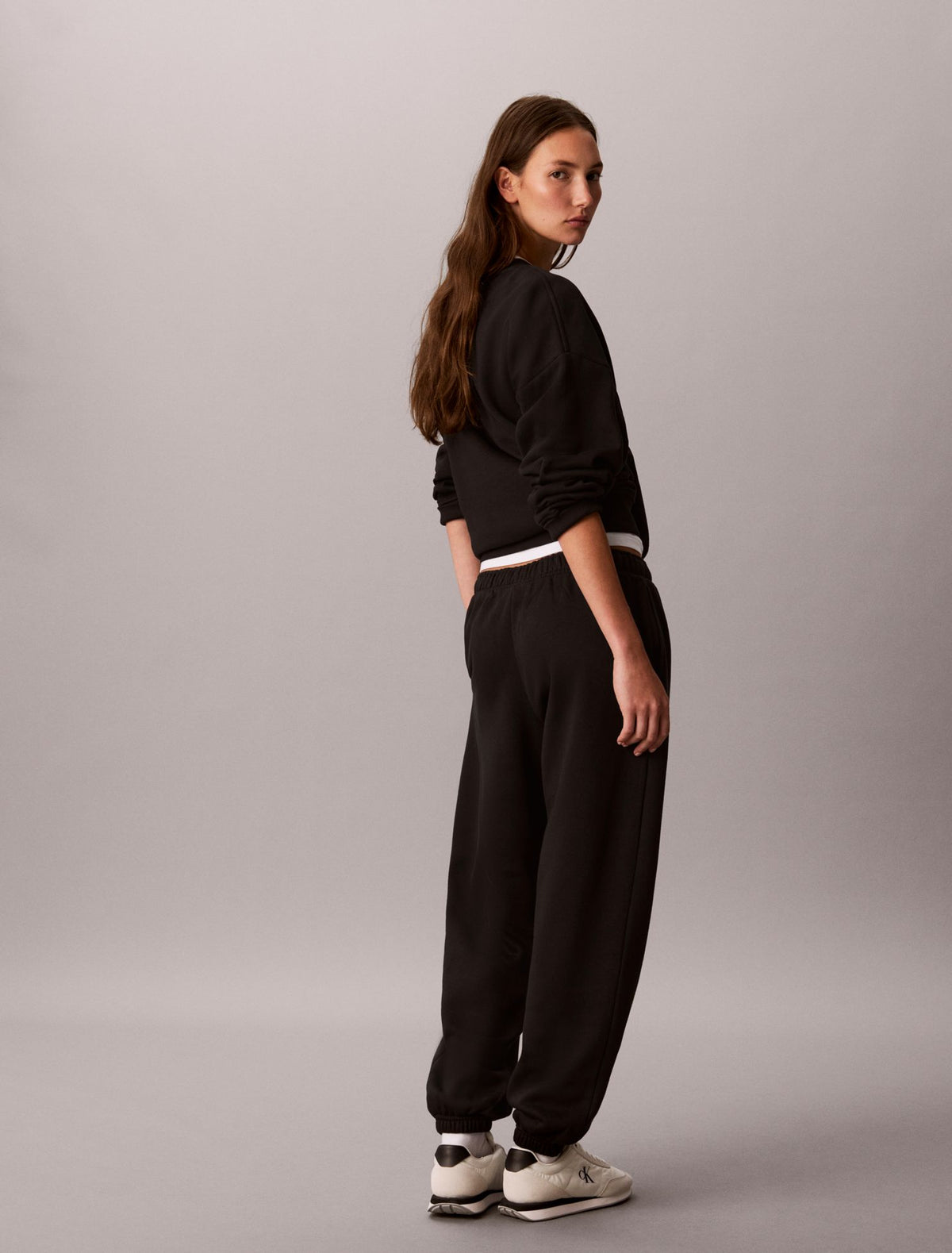 Monogram Fleece Joggers - Calvin Klein Women