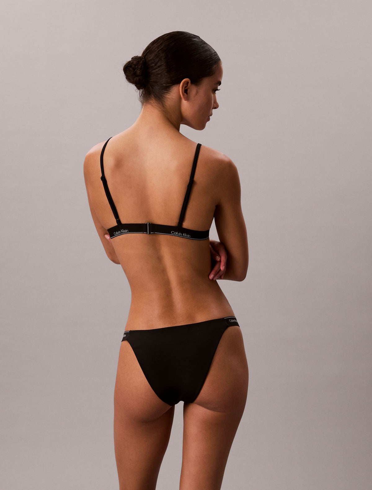 CK Icon Triangle Swim Bralette - Calvin Klein Women
