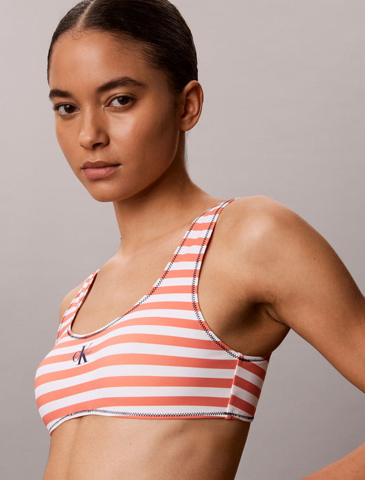 Graphic Monogram Swim Bralette - Calvin Klein Women