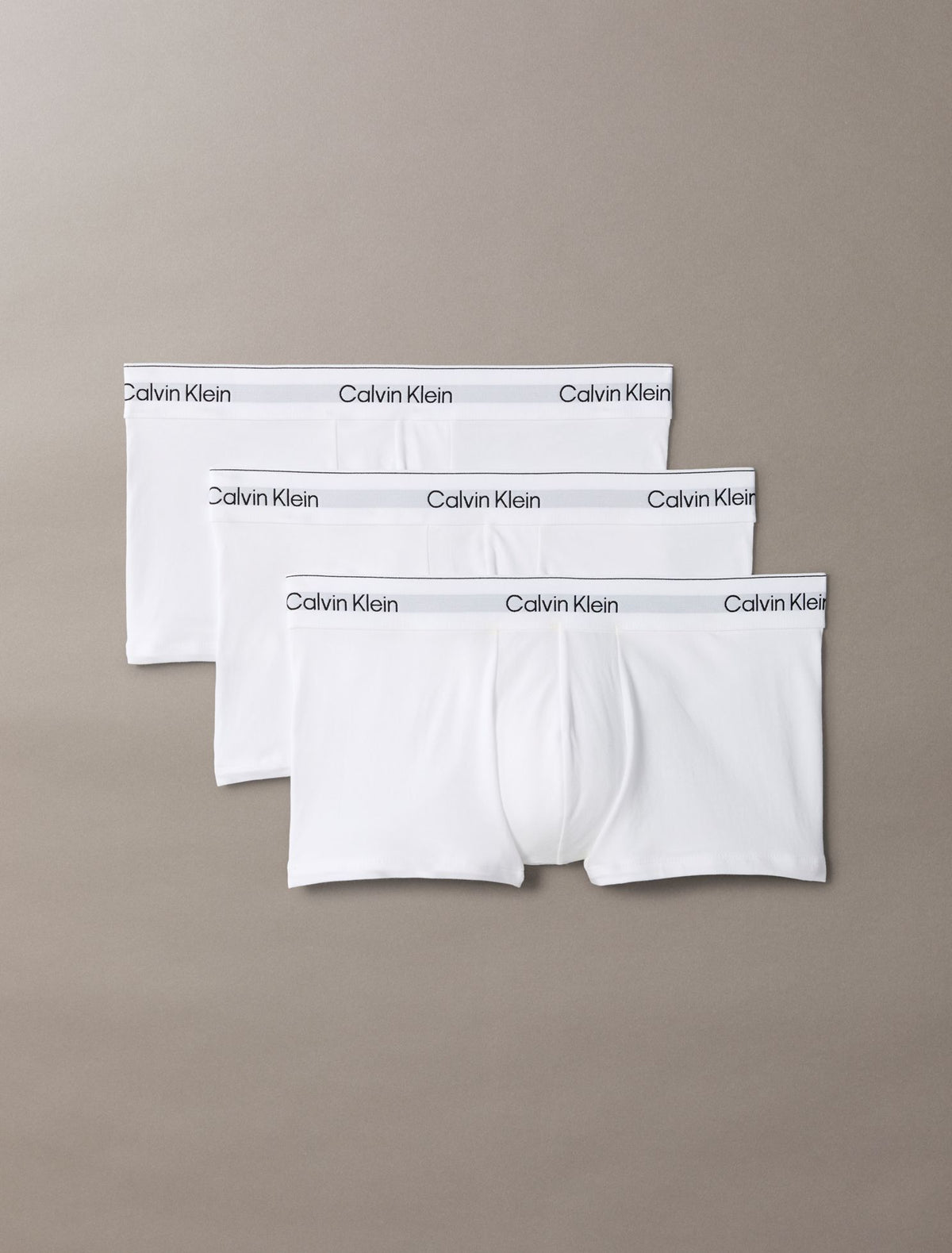 Icon Cotton Stretch 3-Pack Low Rise Trunk - Calvin Klein Underwear