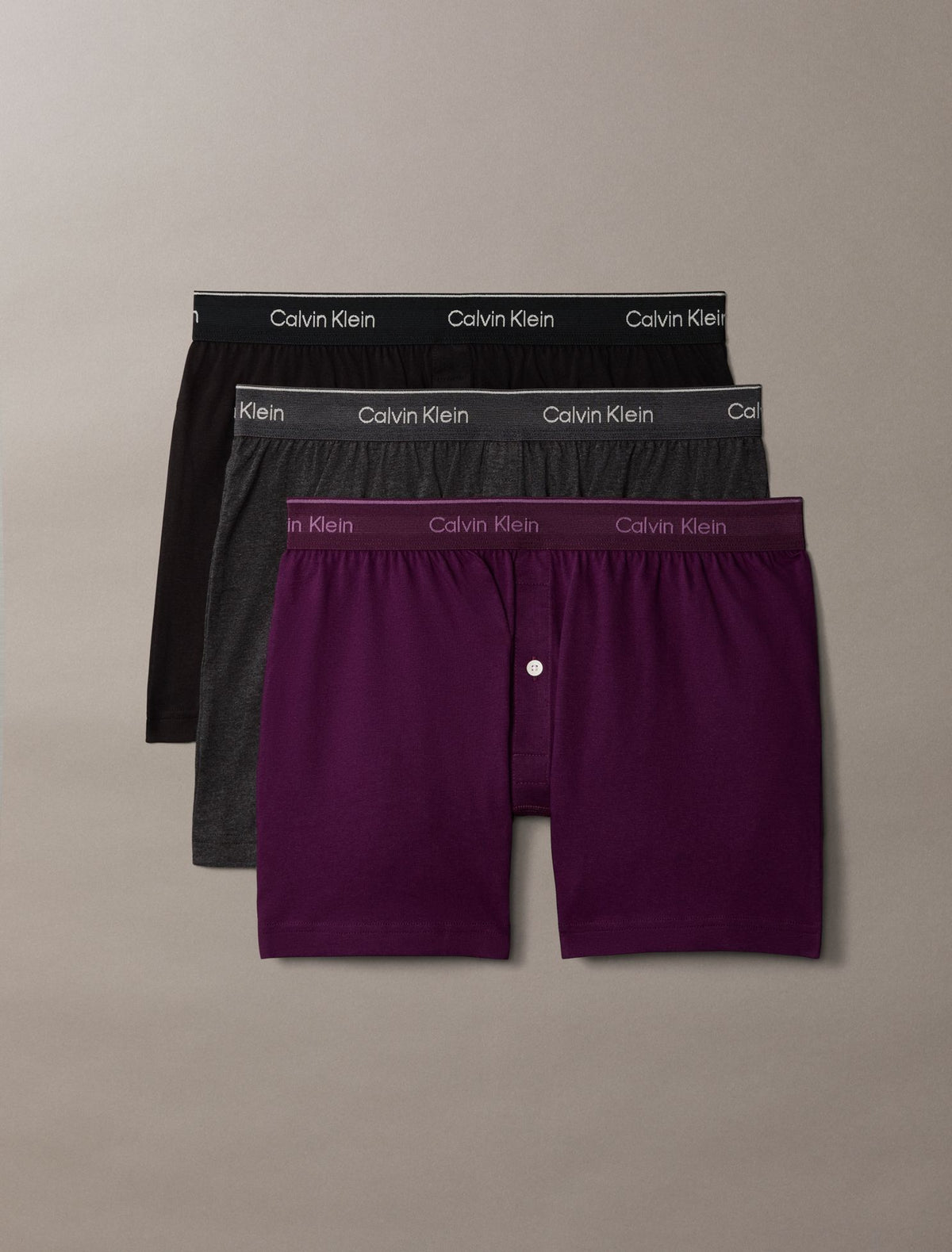 Cotton Classics 3-Pack Knit Boxer - Calvin Klein Underwear