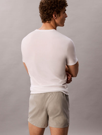 Cotton Stretch Blend 3-Pack Slim Fit V-Neck T-Shirt - Calvin Klein Underwear