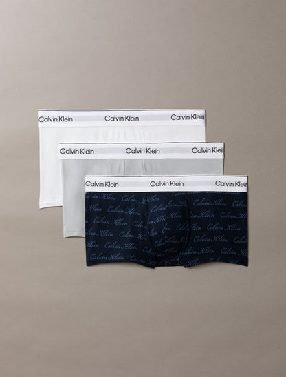 Icon Cotton Stretch 3-Pack Low Rise Trunk - Calvin Klein Underwear