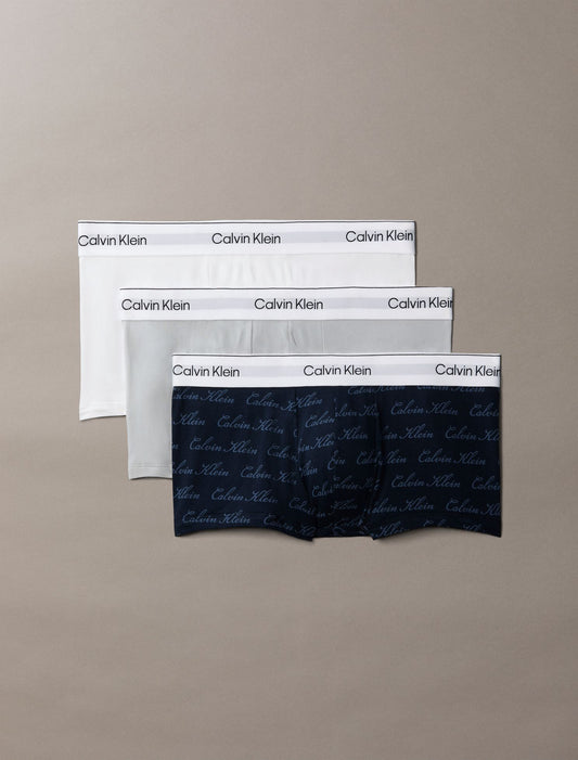 Icon Cotton Stretch 3-Pack Low Rise Trunk - Calvin Klein Underwear