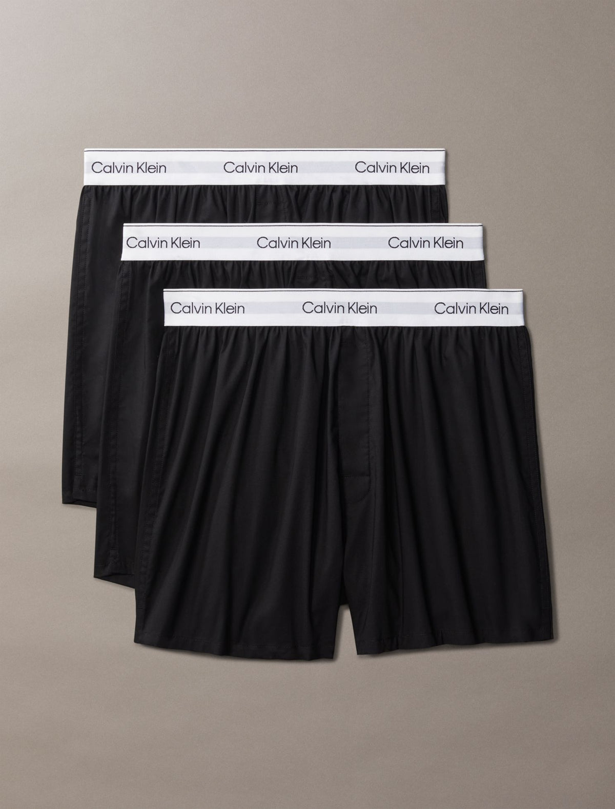 Icon Cotton Stretch 3-Pack Slim Boxer - Calvin Klein Underwear