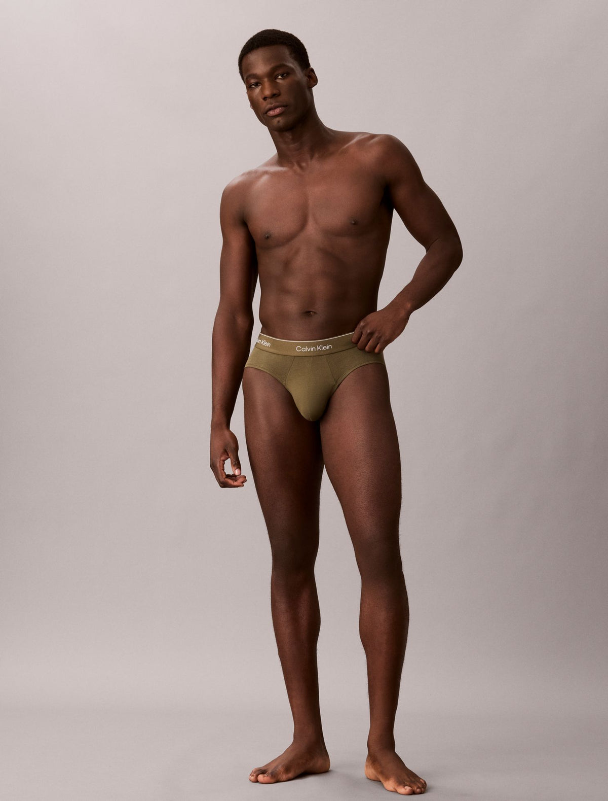 Icon Cotton Stretch 3-Pack Hip Brief - Calvin Klein Underwear
