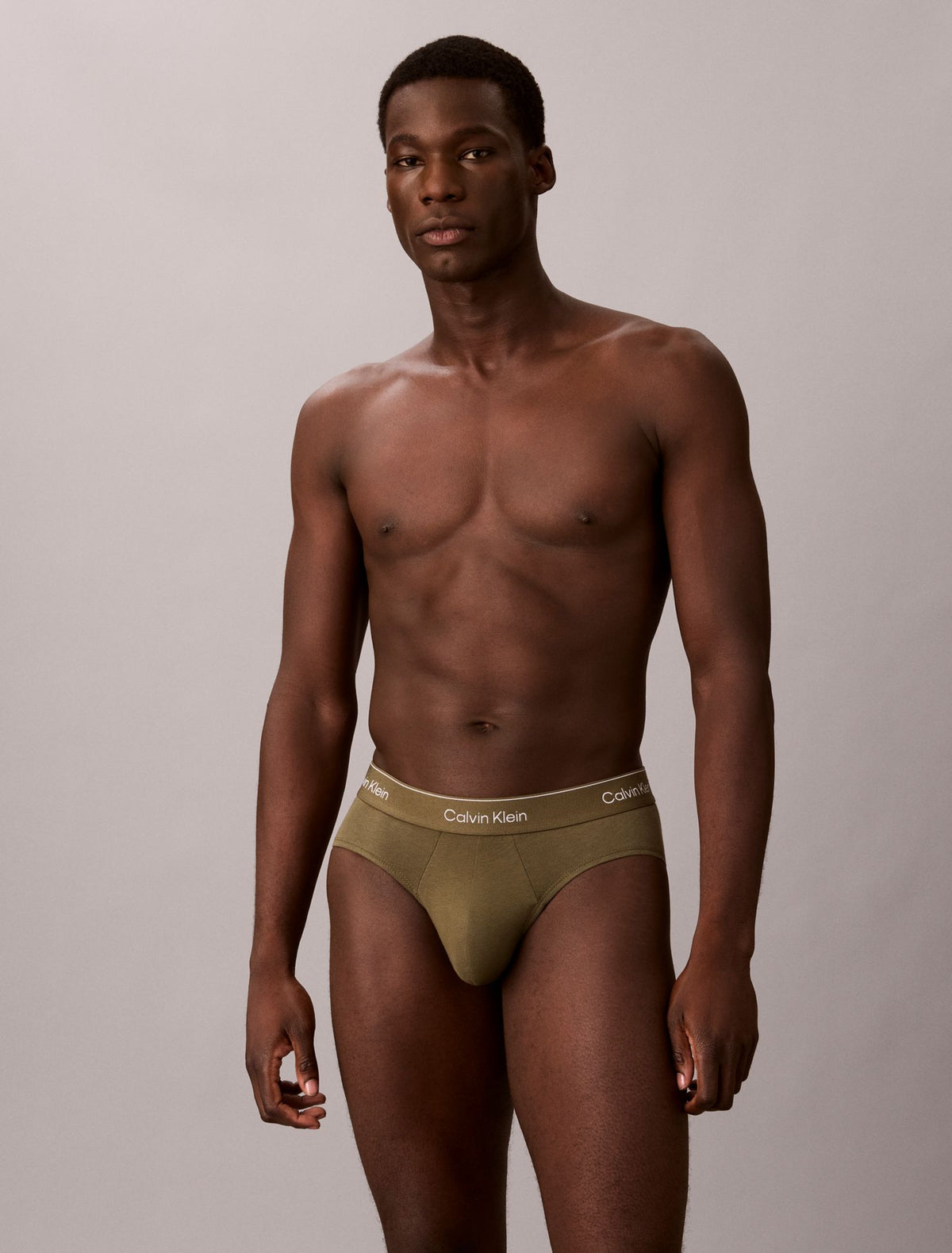 Icon Cotton Stretch 3-Pack Hip Brief - Calvin Klein Underwear