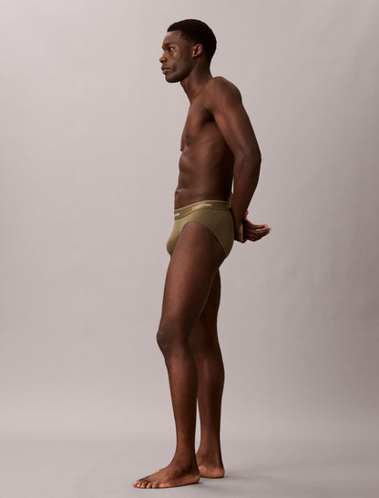 Icon Cotton Stretch 3-Pack Hip Brief - Calvin Klein Underwear