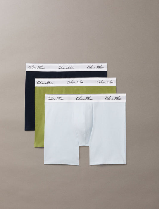 Icon Cotton Stretch Script 3-Pack Boxer Brief - Calvin Klein Underwear