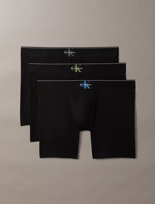 Graphic Monogram Cotton Stretch 3-Pack Boxer Brief - Calvin Klein Underwear