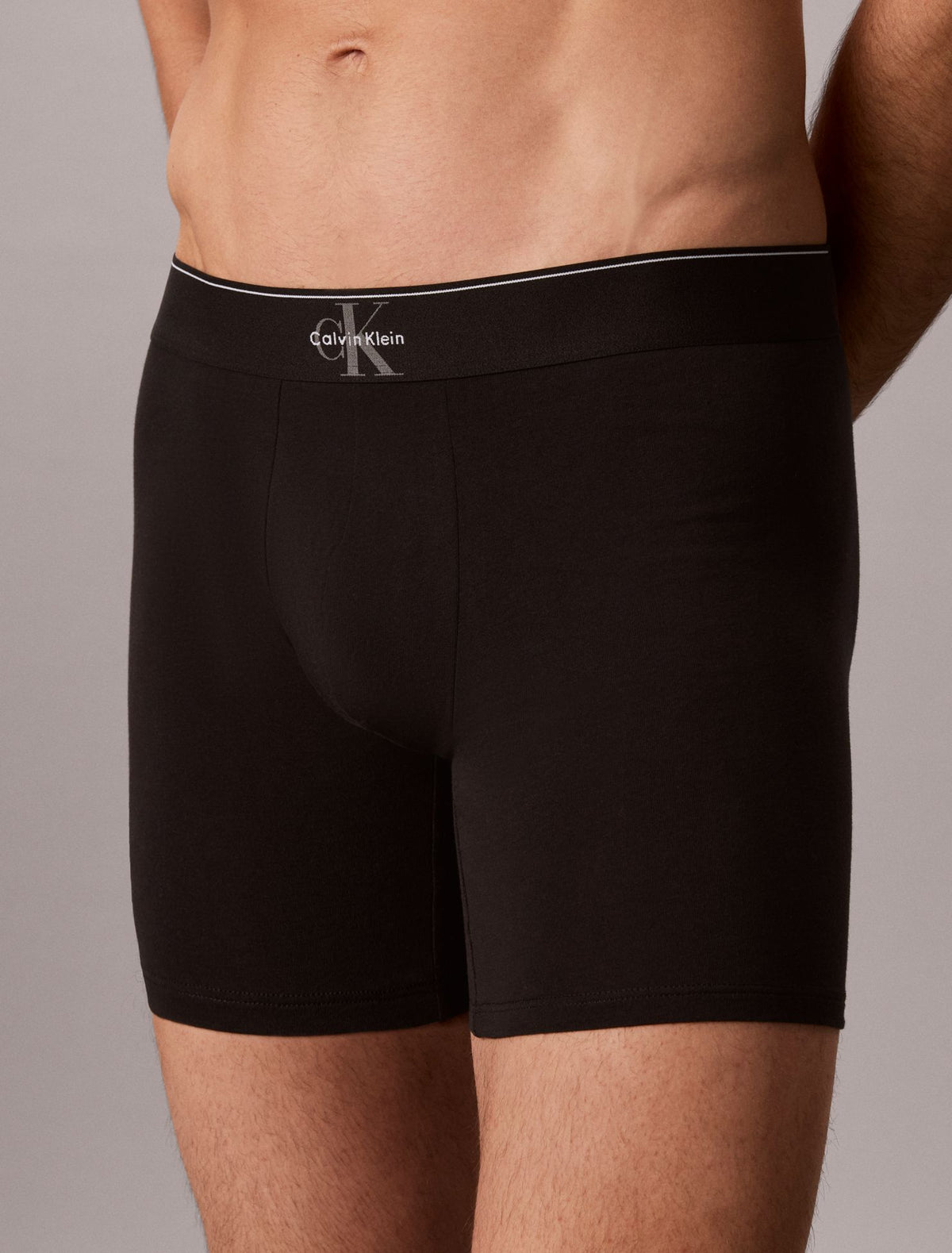 Graphic Monogram Cotton Stretch 3-Pack Boxer Brief - Calvin Klein Underwear