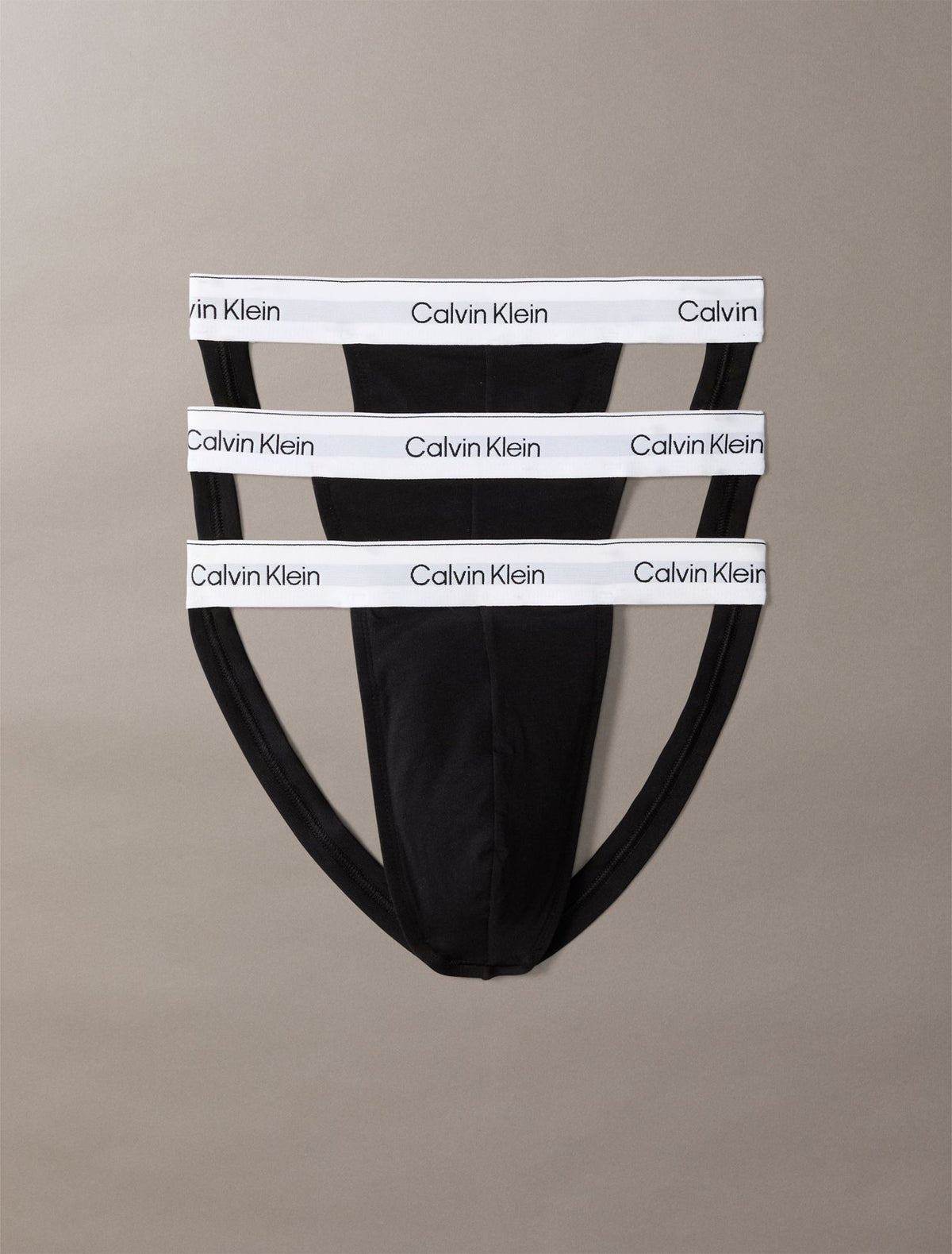 Icon Cotton Stretch 3-Pack Jock Strap - Calvin Klein Underwear