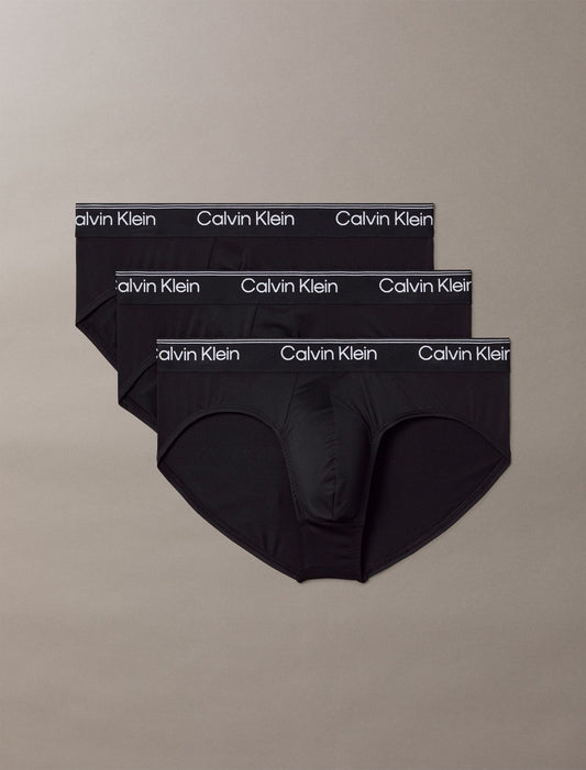 Microfiber Stretch 3-Pack Hip Brief - Calvin Klein Underwear