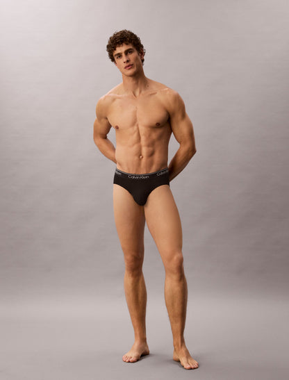 Microfiber Stretch 3-Pack Hip Brief - Calvin Klein Underwear