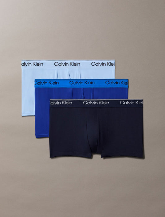 Microfiber Stretch 3-Pack Low Rise Trunk - Calvin Klein Underwear