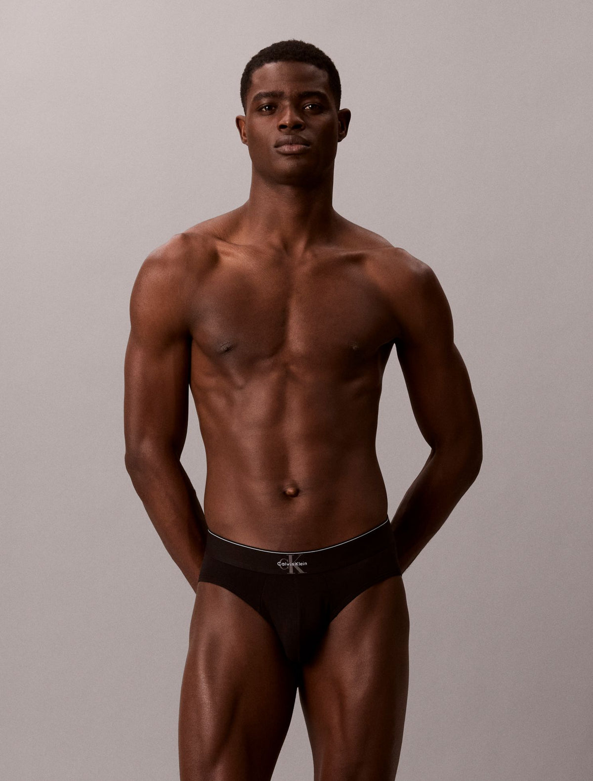 Graphic Monogram Cotton Stretch 3-Pack Brief - Calvin Klein Underwear
