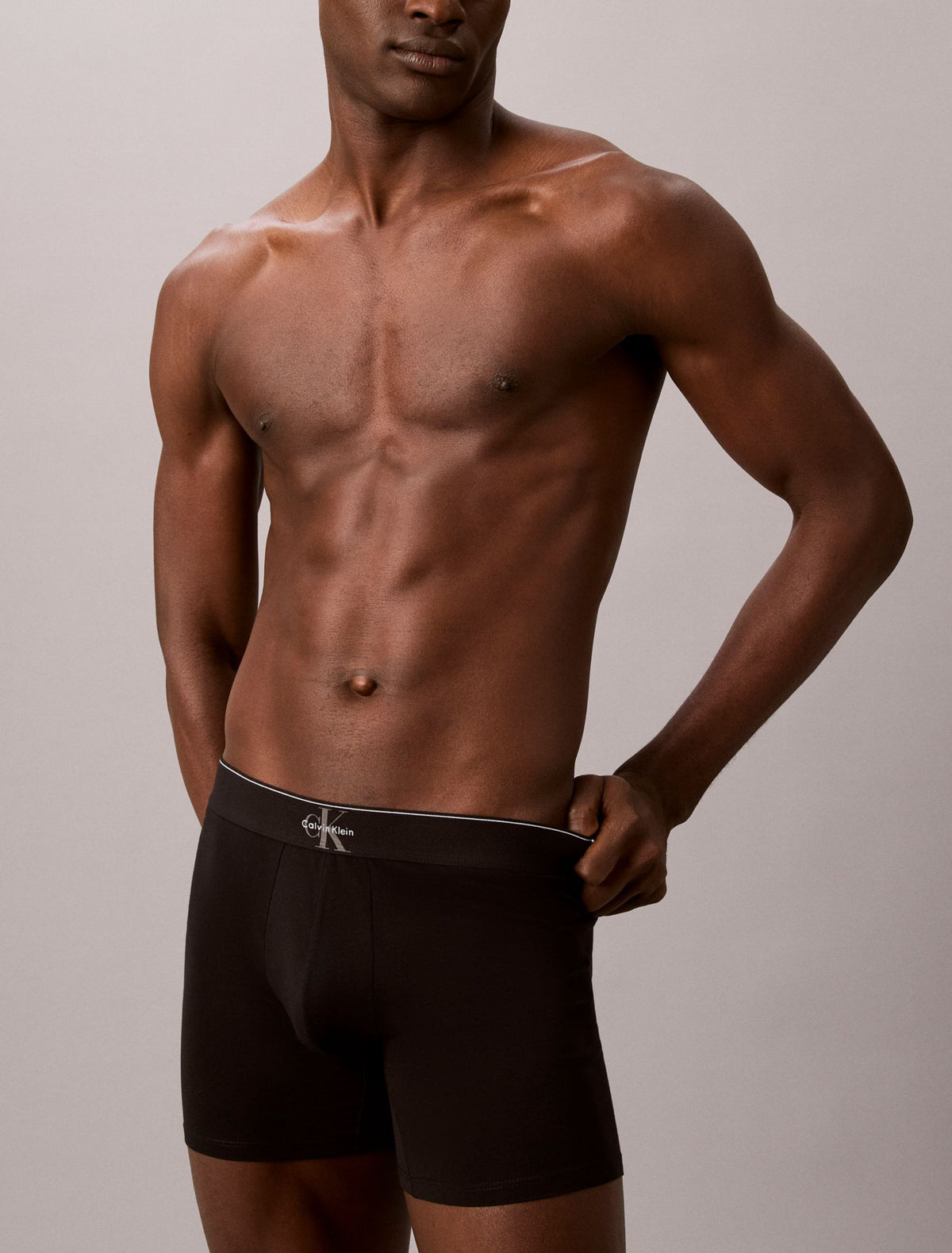 Graphic Monogram Cotton Stretch 3-Pack Boxer Brief - Calvin Klein Underwear