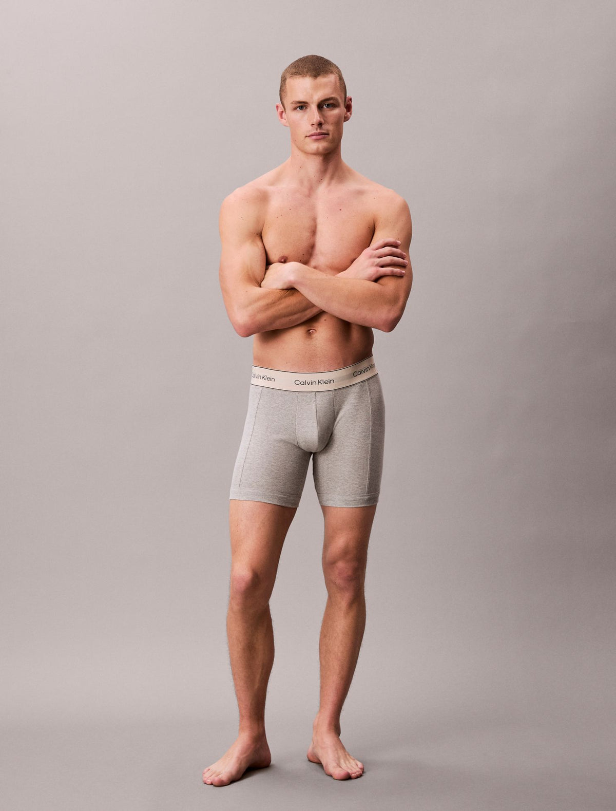 Heritage Cotton Stretch 3-Pack Boxer Brief - Calvin Klein Underwear