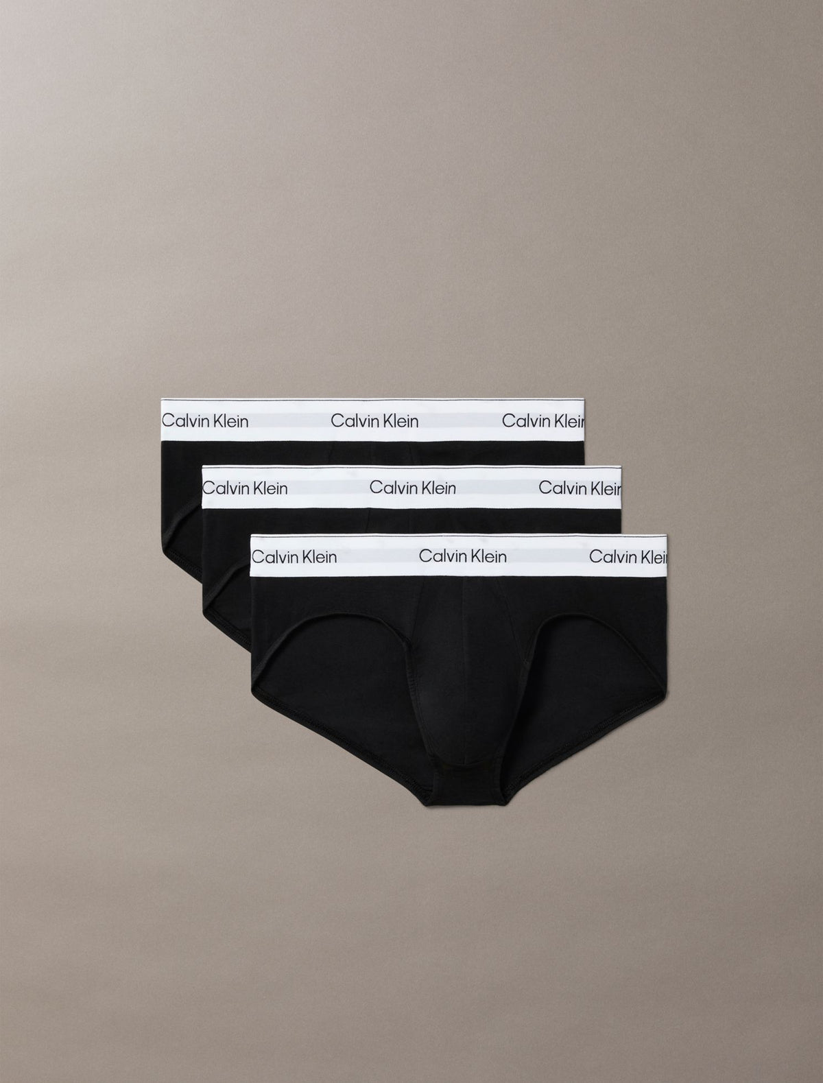 Icon Cotton Stretch 3-Pack Hip Brief - Calvin Klein Underwear
