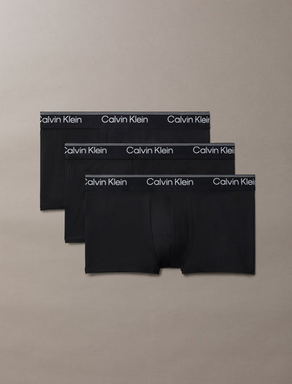 Microfiber Stretch 3-Pack Low Rise Trunk - Calvin Klein Underwear