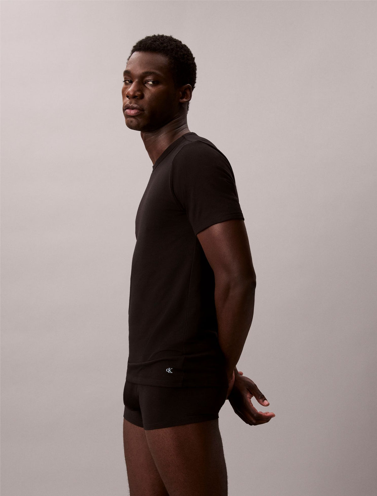 Cotton Stretch Blend 3-Pack Slim Fit Crewneck T-Shirt - Calvin Klein Underwear