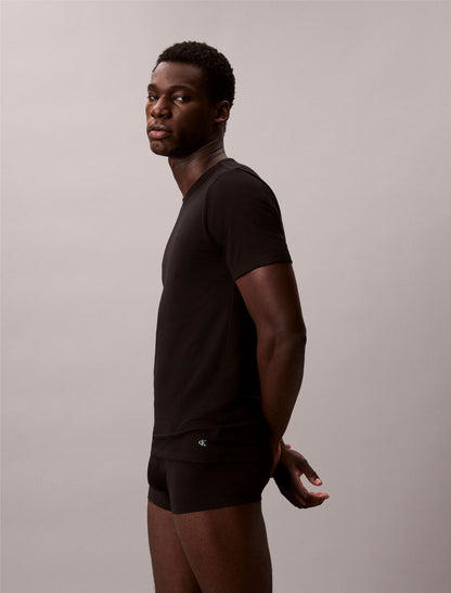 Cotton Stretch Blend 3-Pack Slim Fit Crewneck T-Shirt - Calvin Klein Underwear