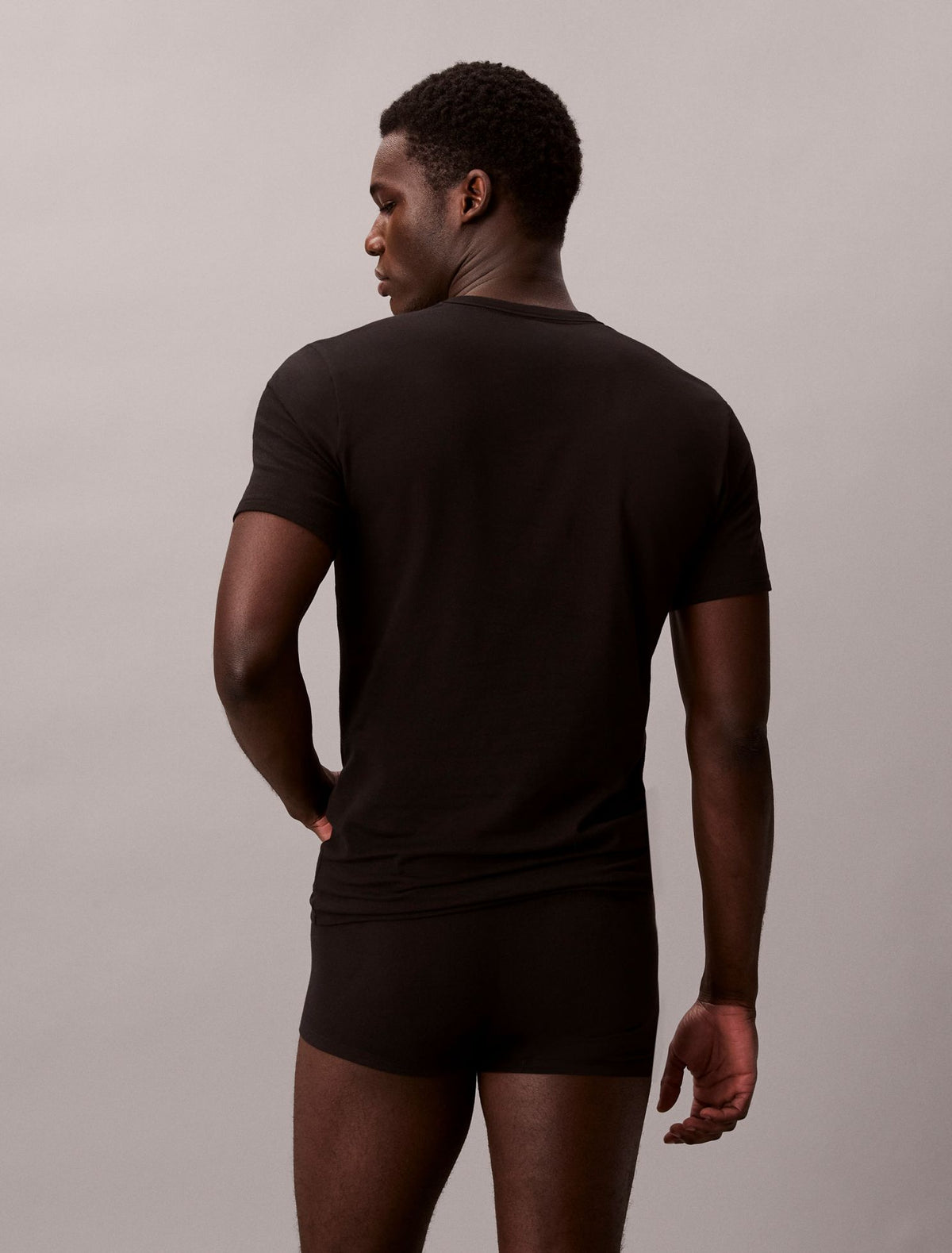 Cotton Stretch Blend 3-Pack Slim Fit Crewneck T-Shirt - Calvin Klein Underwear