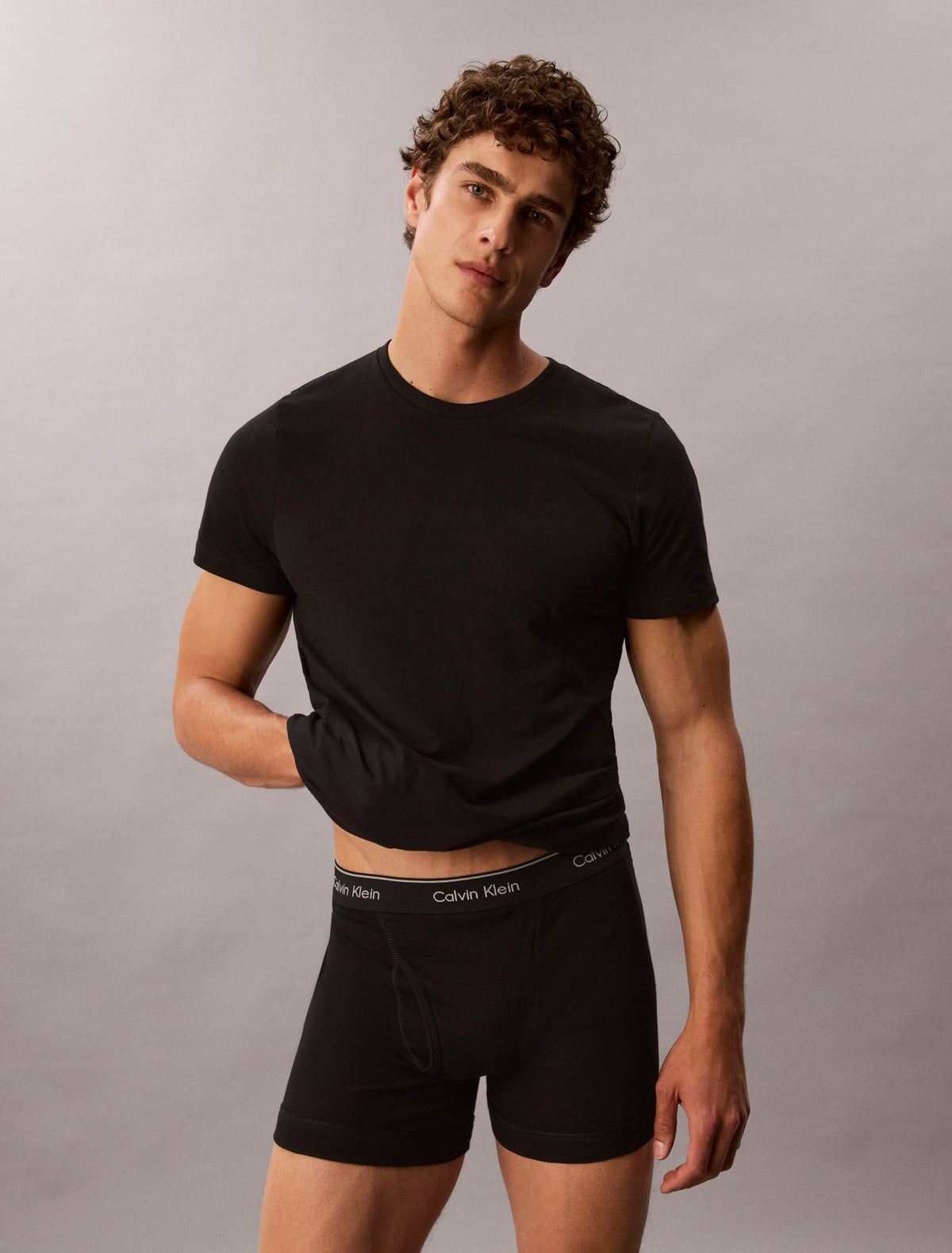 Cotton Classics 5-Pack Classic Fit Crewneck T-Shirt - Calvin Klein Underwear