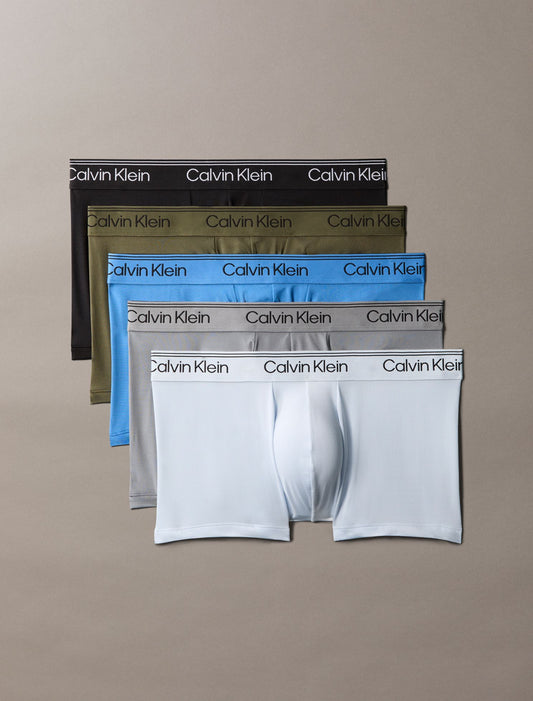 Microfiber Stretch 5-Pack Low Rise Trunk - Calvin Klein Underwear