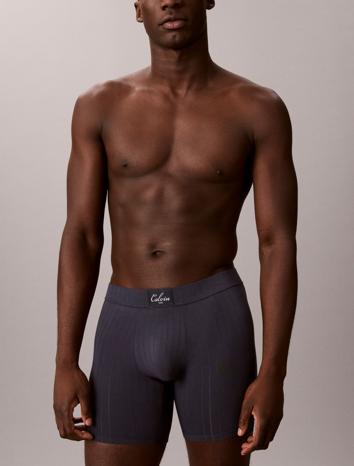 Cotton Stretch Script Patch Boxer Brief - Calvin Klein Underwear