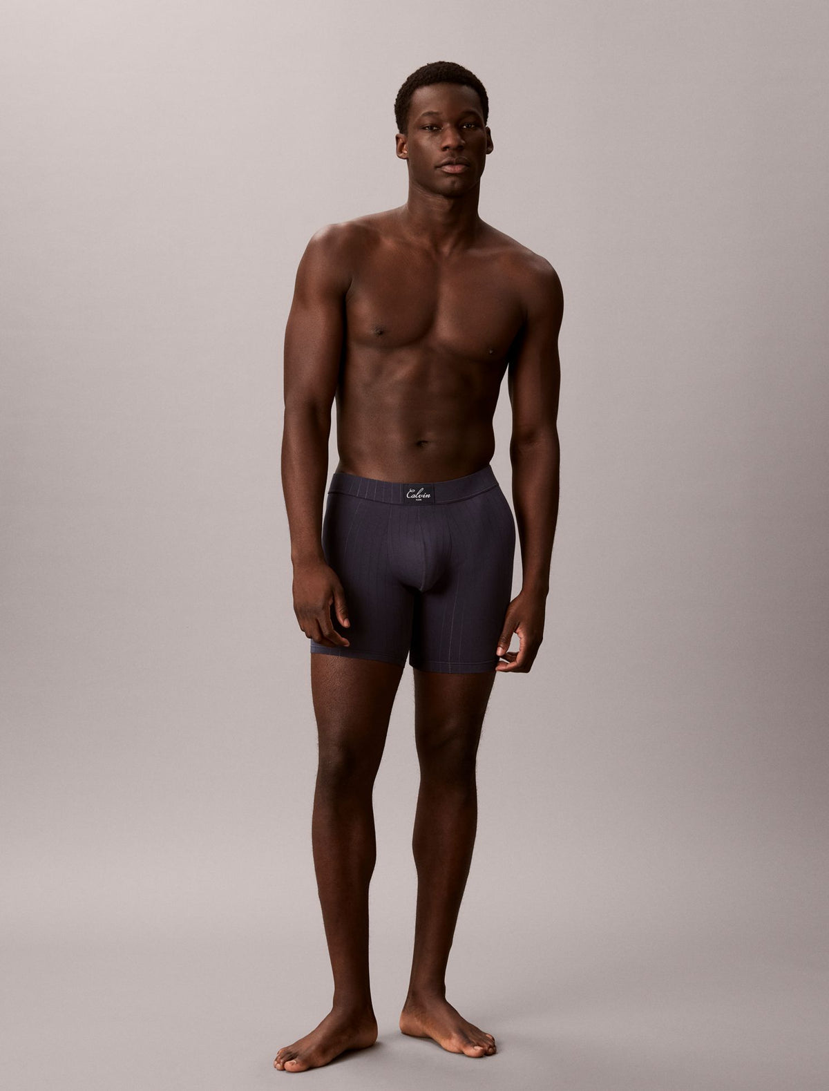 Cotton Stretch Script Patch Boxer Brief - Calvin Klein Underwear