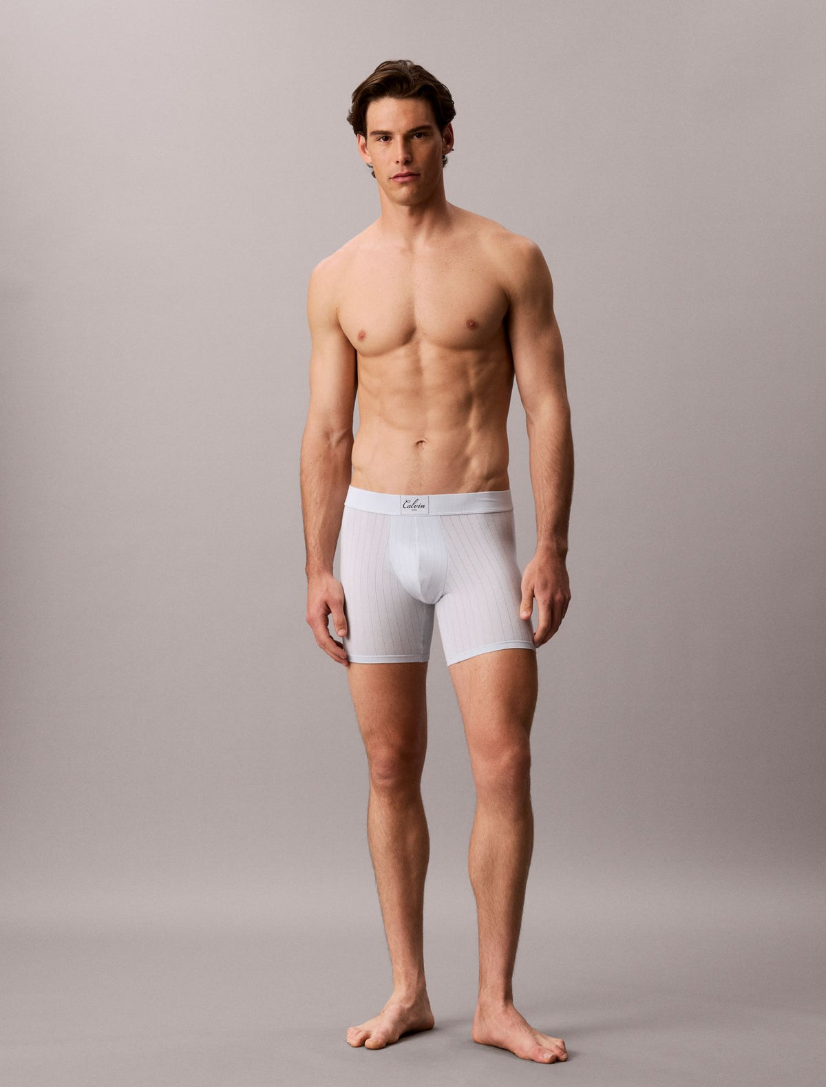 Cotton Stretch Script Patch Boxer Brief - Calvin Klein Underwear