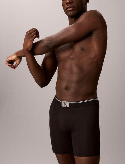 Graphic Monogram Microfiber Stretch Rib Boxer Brief - Calvin Klein Underwear