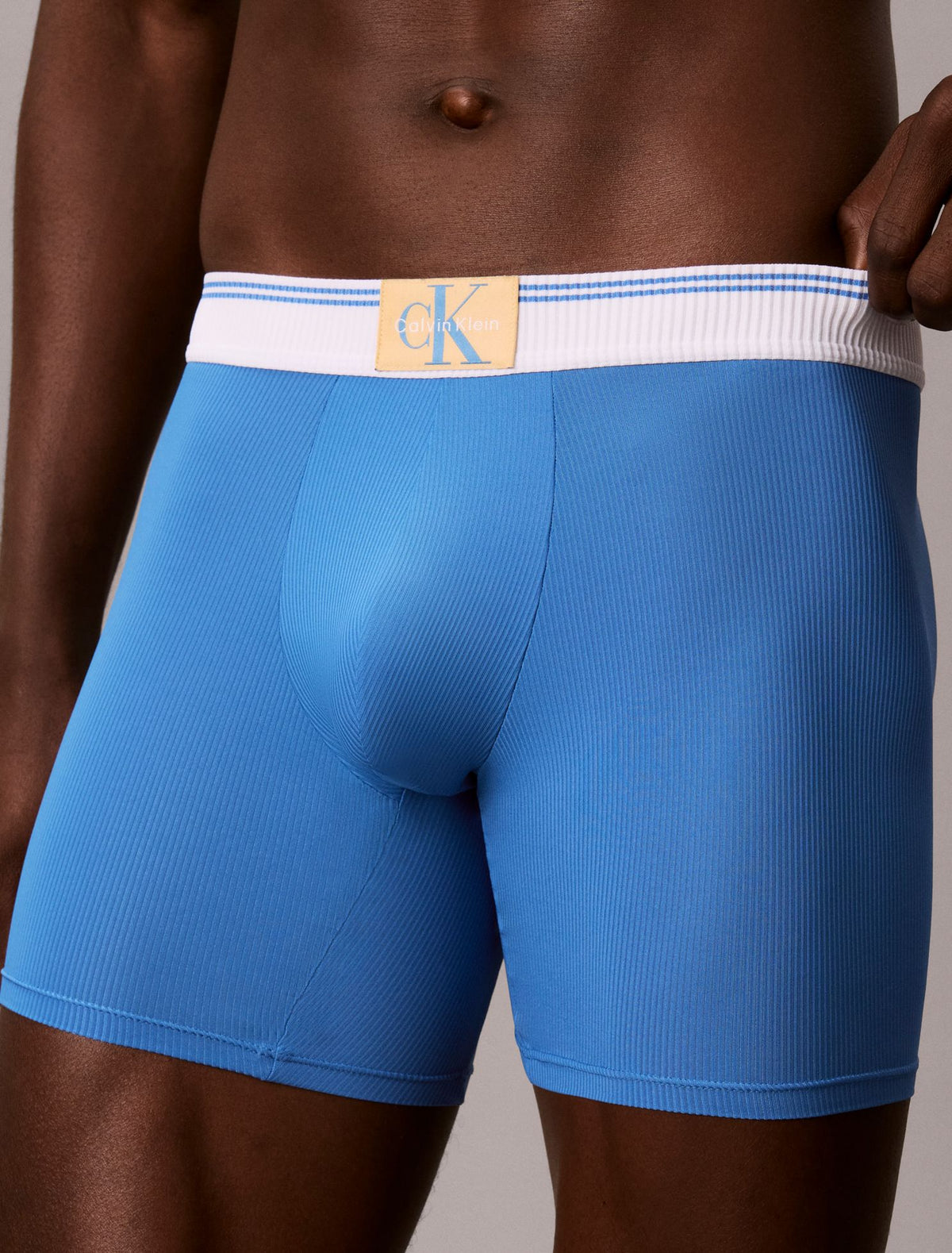 Graphic Monogram Microfiber Stretch Rib Boxer Brief - Calvin Klein Underwear