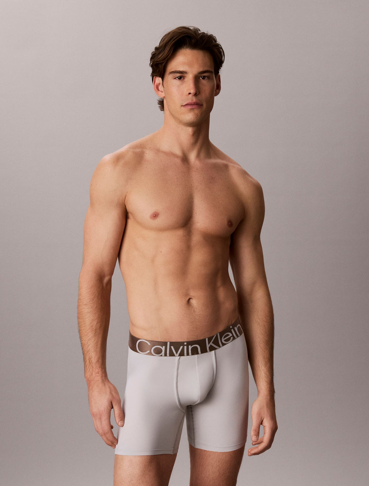 Brushed Microfiber Stretch Bronze Boxer Brief - Calvin Klein Underwear