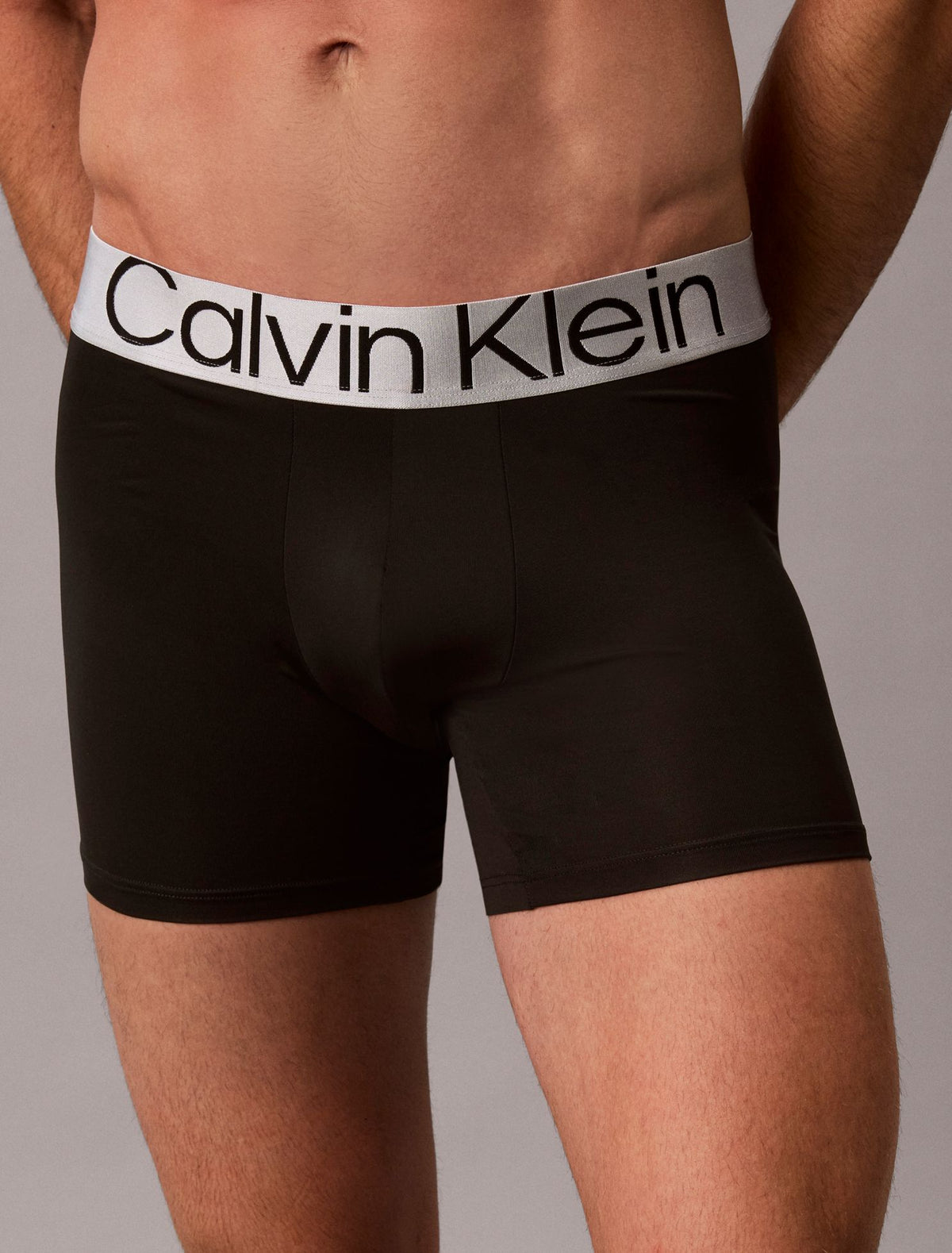 Microfiber Stretch Steel Boxer Brief - Calvin Klein Underwear