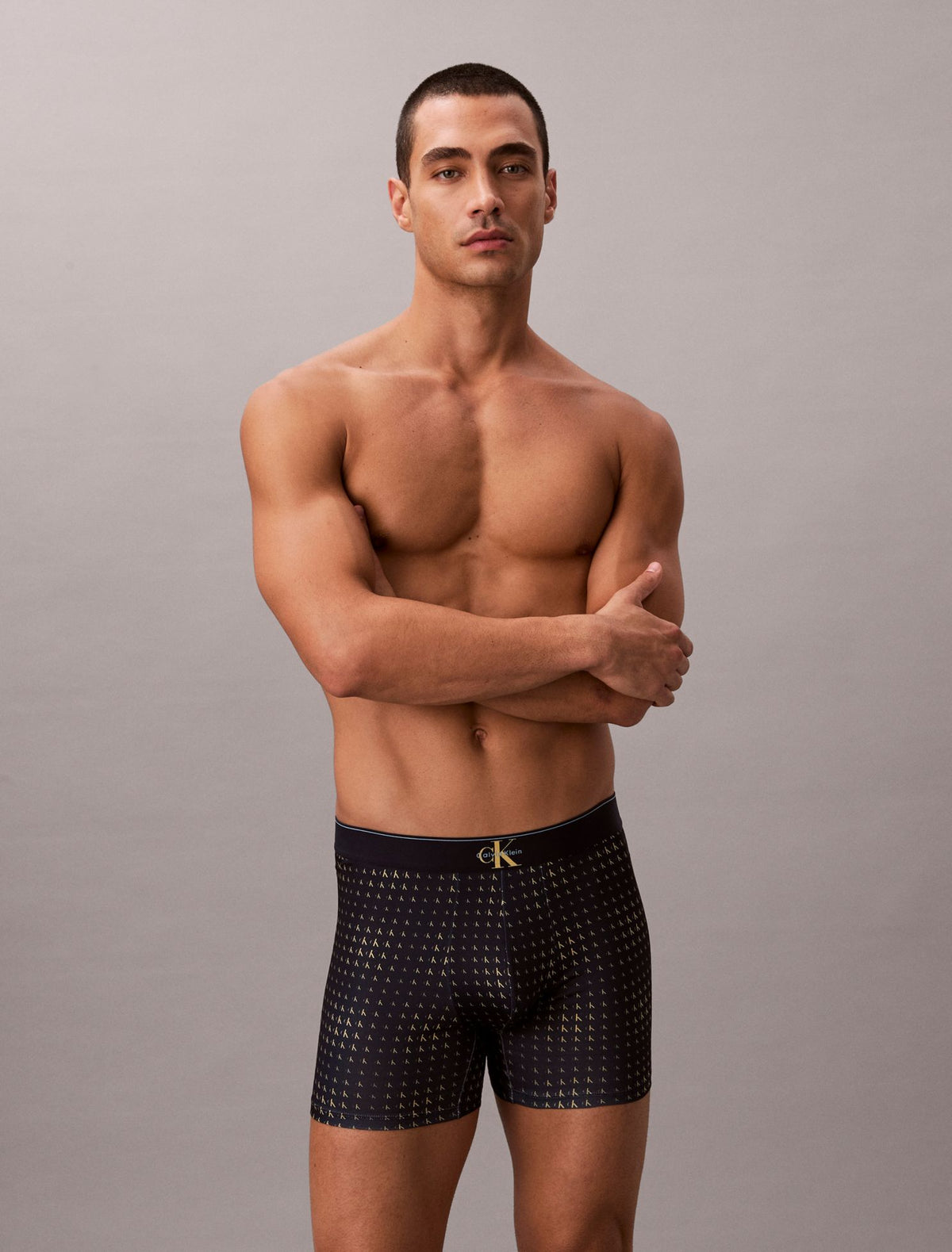 Graphic Monogram Microfiber Stretch Boxer Brief - Calvin Klein Underwear