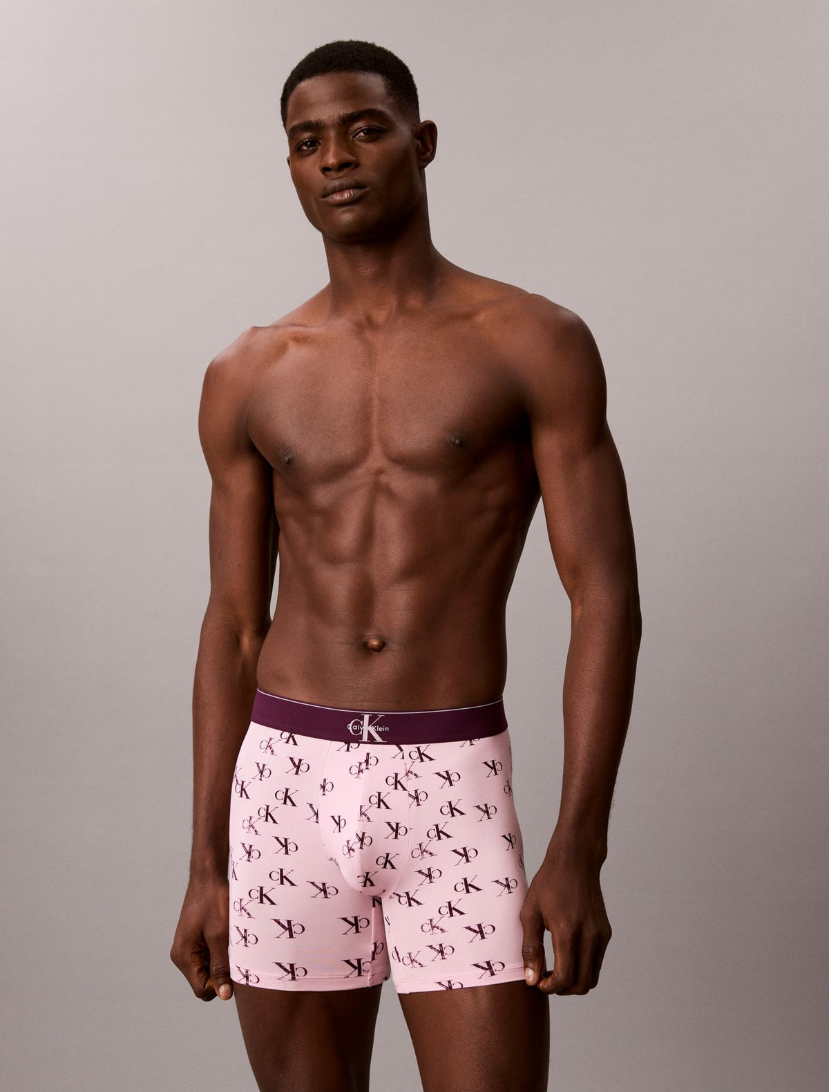 Graphic Monogram Microfiber Stretch Boxer Brief - Calvin Klein Underwear