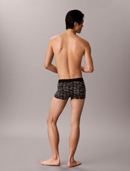 Graphic Monogram Microfiber Stretch Low Rise Trunk - Calvin Klein Underwear