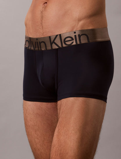Brushed Microfiber Stretch Bronze Low Rise Trunk - Calvin Klein Underwear