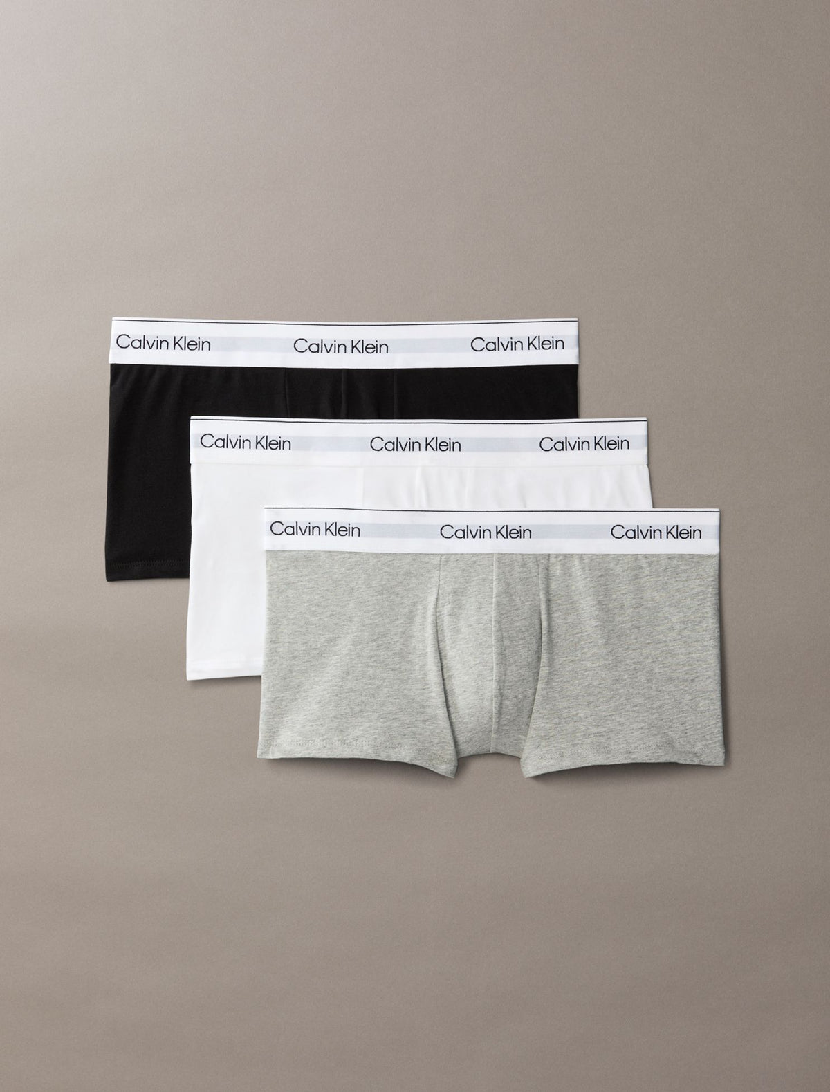 Icon Cotton Stretch 3-Pack Low Rise Trunk - Calvin Klein Underwear
