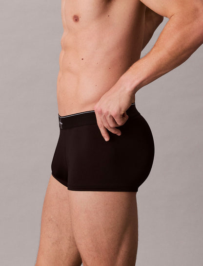 Graphic Monogram Microfiber Stretch Low Rise Trunk - Calvin Klein Underwear