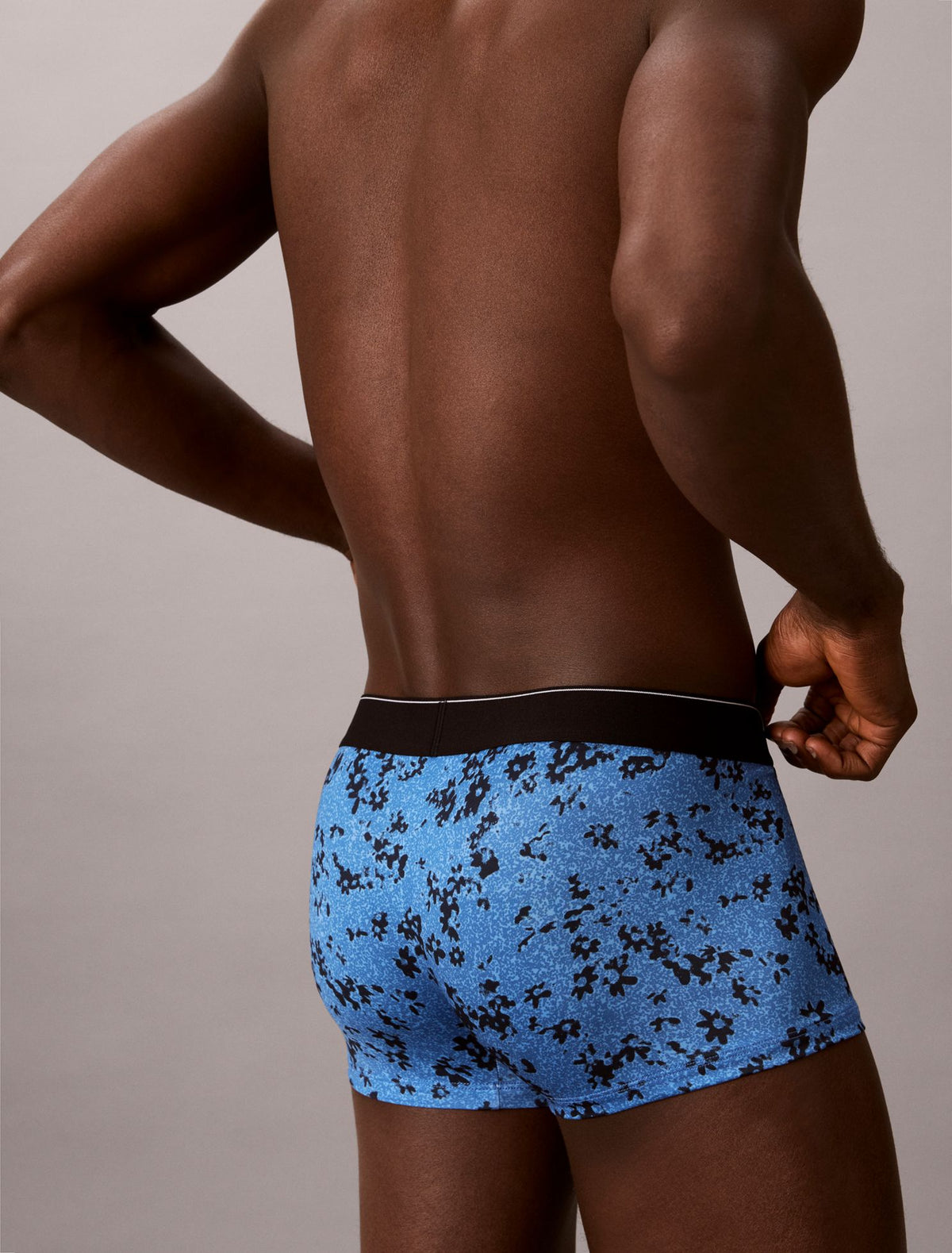 Graphic Monogram Microfiber Stretch Low Rise Trunk - Calvin Klein Underwear