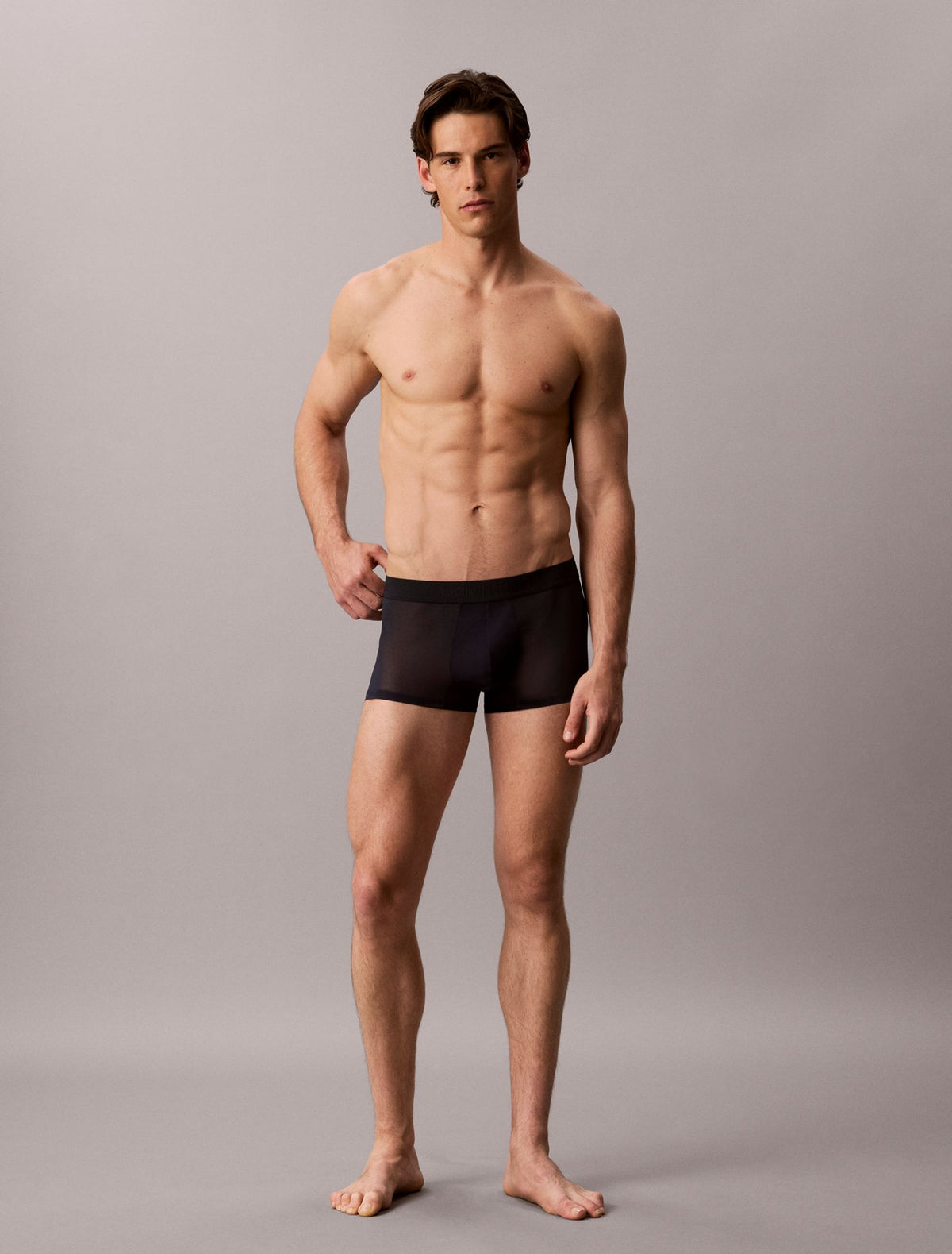 CK Black Sheer Mesh Trunk - Calvin Klein Underwear